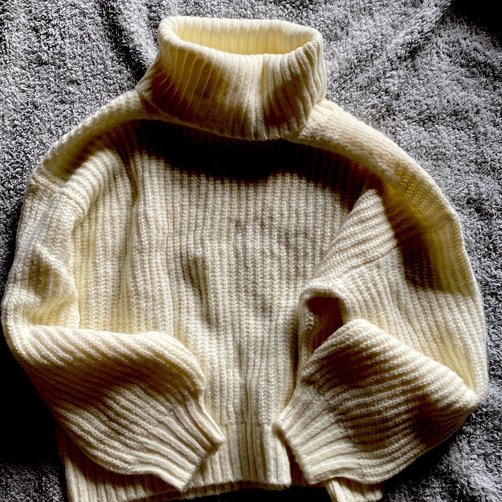Cozy warm turtle neck sweater … brand new